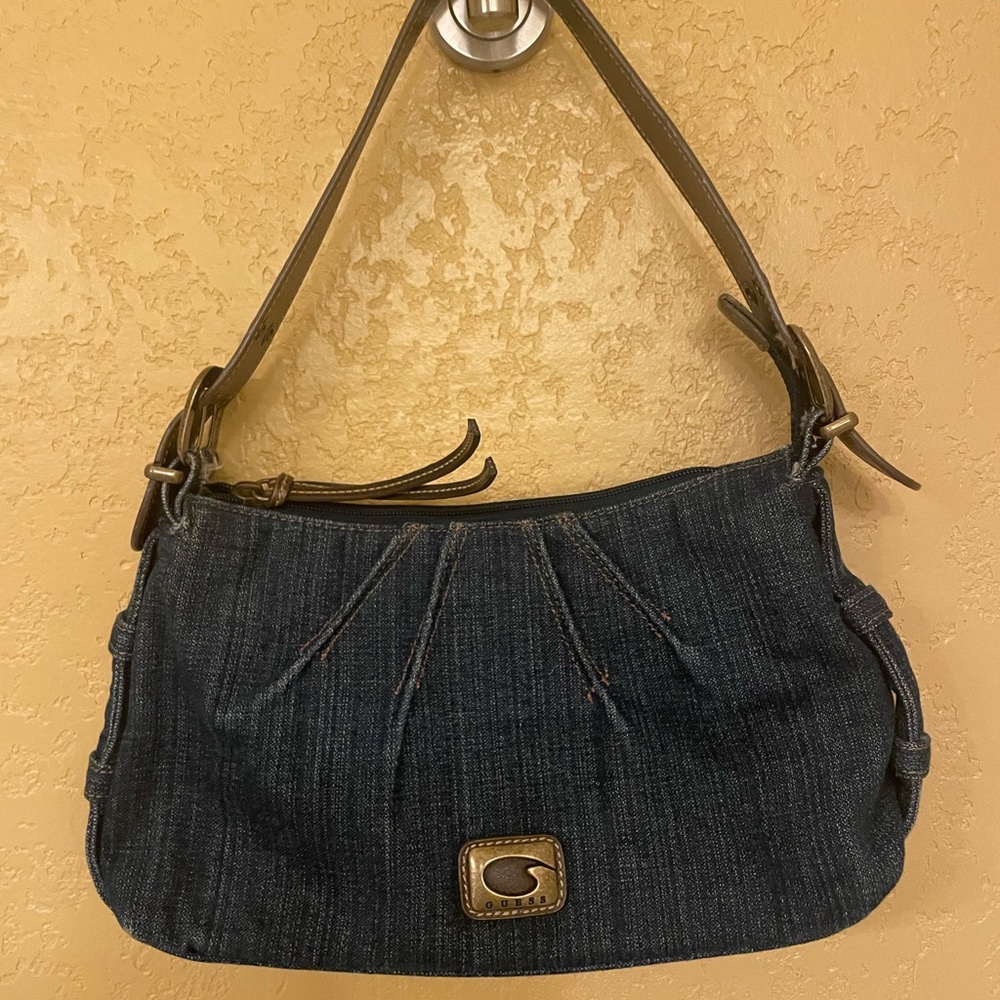 Vintage Guess Denim Shoulder Bag